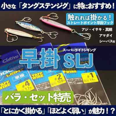 ジガーライト早掛 SLJ(#4・#2・#1)